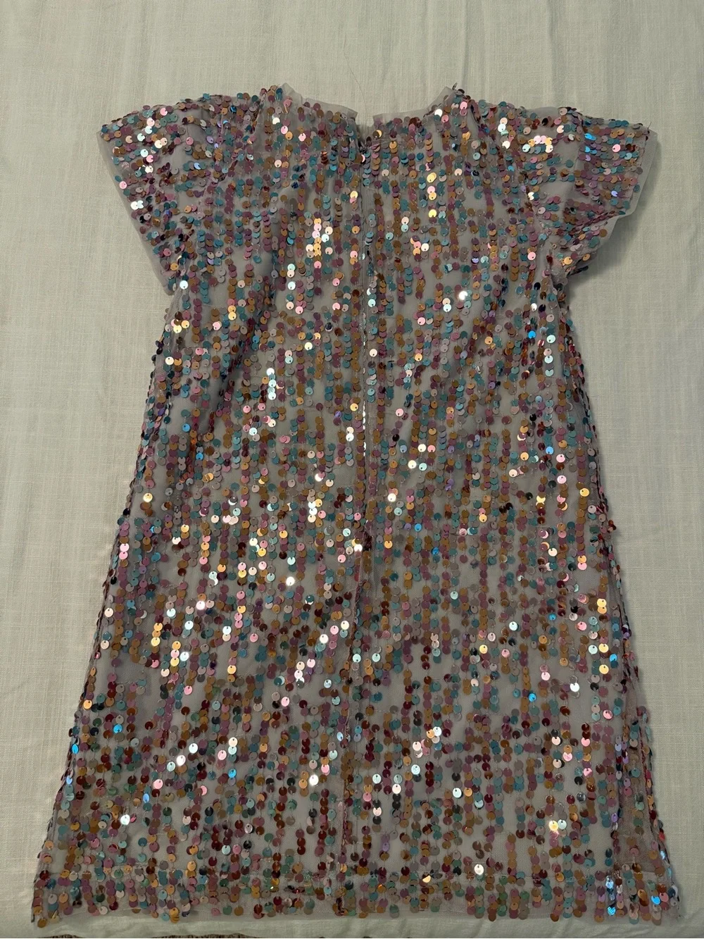 GAP Kids Sequin Dress in Multi Pastel Shine